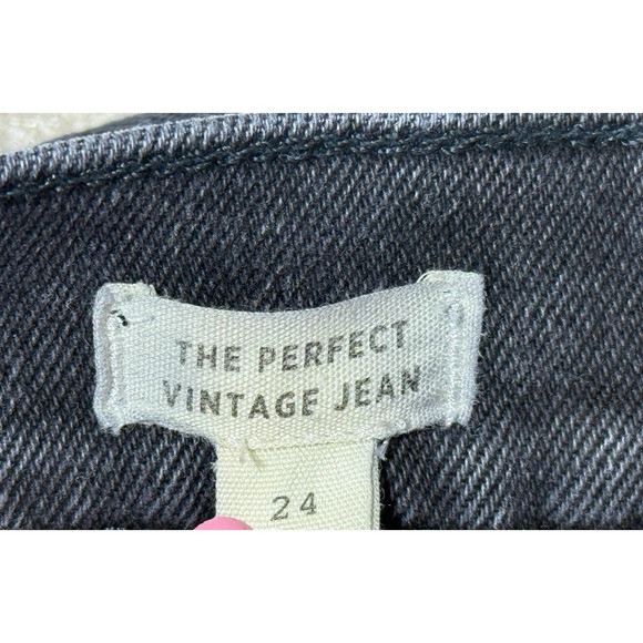 Madewell Jeans Womens 24‎ Black The Perfect Vintage Jean High Rise Stretch Denim - Picture 6 of 16